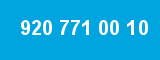 920 771 00 10